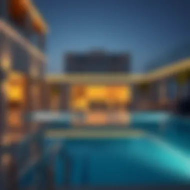 Exclusive amenities at One Za'abeel, including a rooftop pool and wellness center