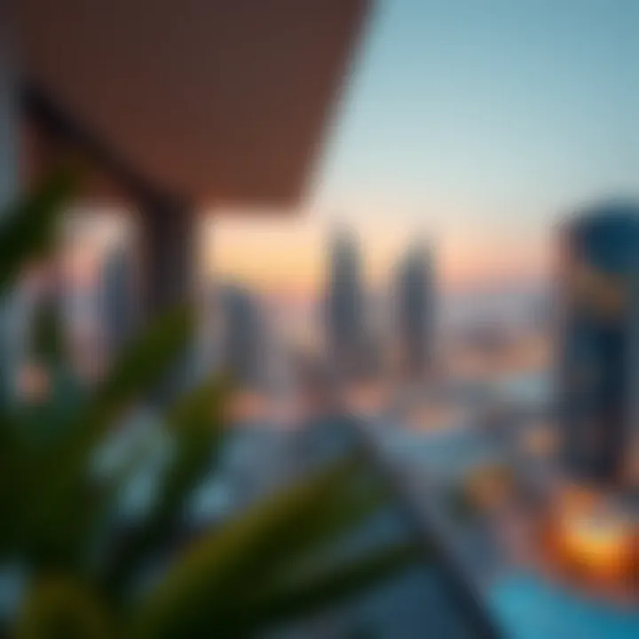 Breathtaking Skyline Views from Pagani Balconies Stunning skyline view from a Pagani Apartment balcony