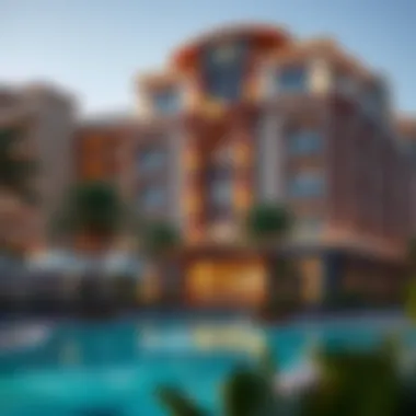 Architectural Masterpiece of Paramount Hotel Residence Architectural elegance of Paramount Hotel Residence exterior