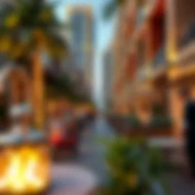 Dynamic Community Life at Paramount Hotel Residence Vibrant community atmosphere surrounding Paramount Hotel Residence