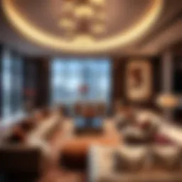 Luxurious living space interior at Paramount Hotel Residence