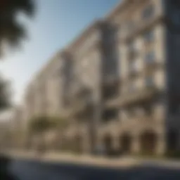 Stunning view of Park Terrace's exterior architecture