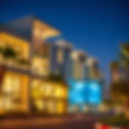 Luxurious exterior view of a modern apartment in Prime Al Quoz