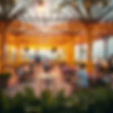 Vibrant community spaces on Radiant Reem Island designed for social engagement and leisure