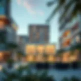 Luxurious architectural design of Rise Residences