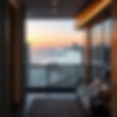 Breathtaking view of the beach from Sadaf 1 balcony