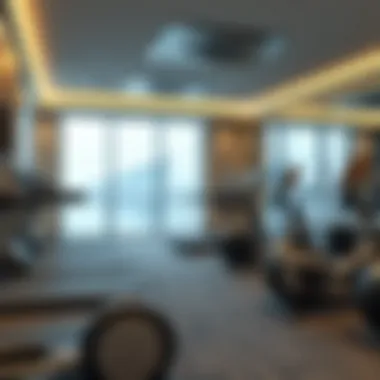 High-end fitness center featuring state-of-the-art equipment in Sadaf Six