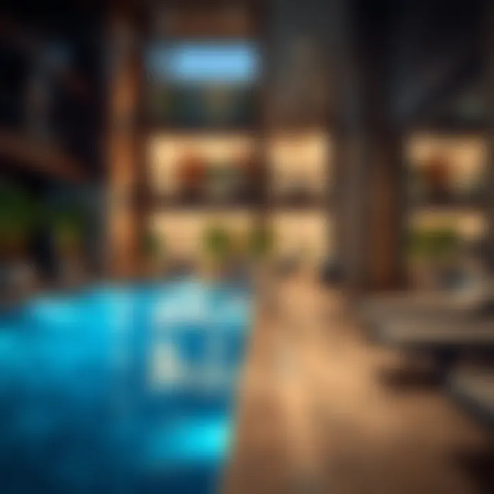 Exclusive Amenities at Savoy Suites Hotel Apartment Amenities available at Savoy Suites including pool and gym