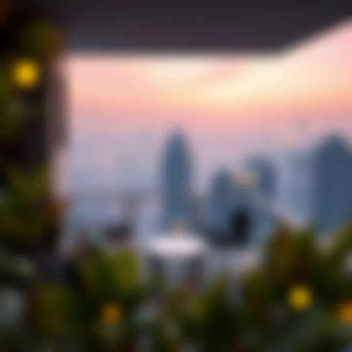 Breathtaking Balcony View from Savoy Suites Stunning view from the balcony of Savoy Suites