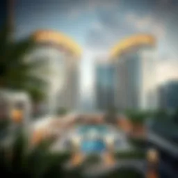 Stunning architectural view of Sherina Plaza 2 showcasing modern luxury