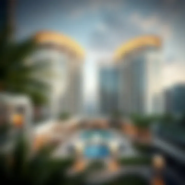 Stunning architectural view of Sherina Plaza 2 showcasing modern luxury