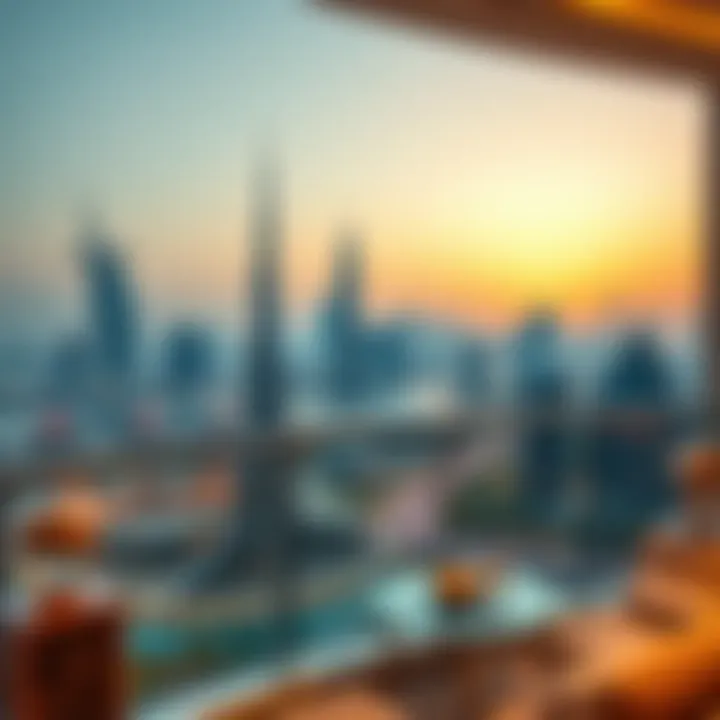 Stunning views of Dubai skyline from premium apartments