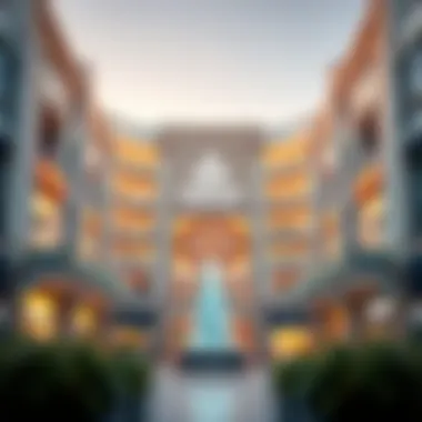 Architectural Splendor of Shrooq Mall Exterior view showcasing the architectural brilliance of Shrooq Mall