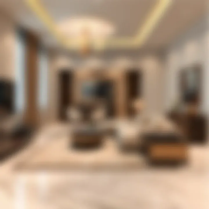 Interior layout of luxury apartments available at Sobha Hartland