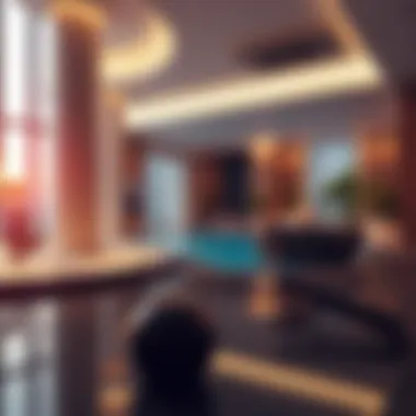 Luxury Amenities: Fitness and Leisure at South Heights Luxurious amenities within South Heights Tower, featuring a modern gym and pool area