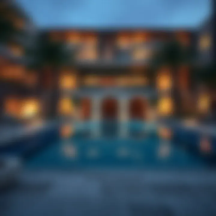 Upscale Amenities in Studio City Upscale amenities including a pool and recreational facilities.