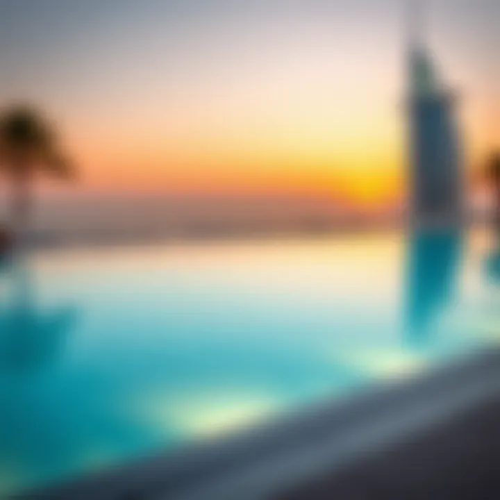 Infinity Pool at The 8 Palm Infinity pool with panoramic views at The 8 Palm