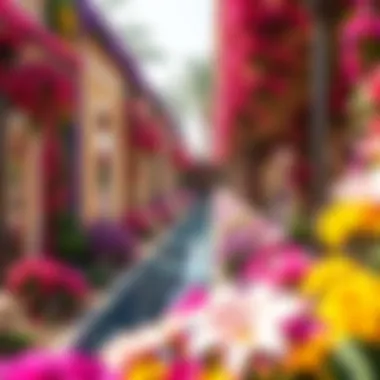 Stunning view of the Dubai Miracle Garden showcasing vibrant flowers and intricate designs