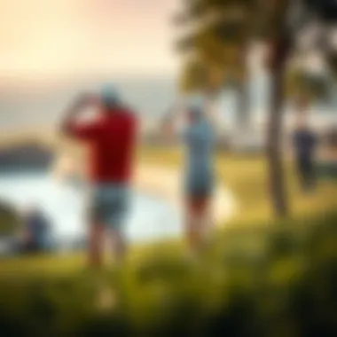 Golfers enjoying a round at The ELS Club