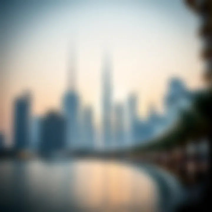 Dubai skyline infused with luxury real estate