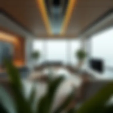 Interior design featuring Bugatti aesthetics