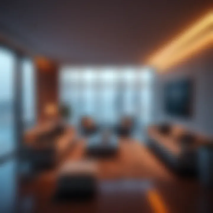 Luxurious Living Room with Stunning Views Luxurious living room in Marina Hotel Apartment