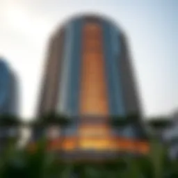 Stunning exterior view of The Opus Dubai showcasing its unique architectural design