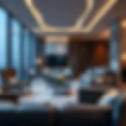 Luxurious apartment interior showcasing modern design