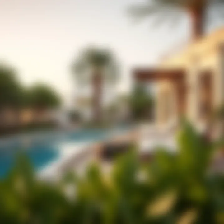 Beautifully designed outdoor spaces in a luxury community