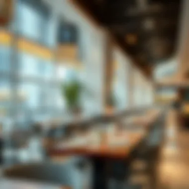 Elegant dining area featuring gourmet cuisine