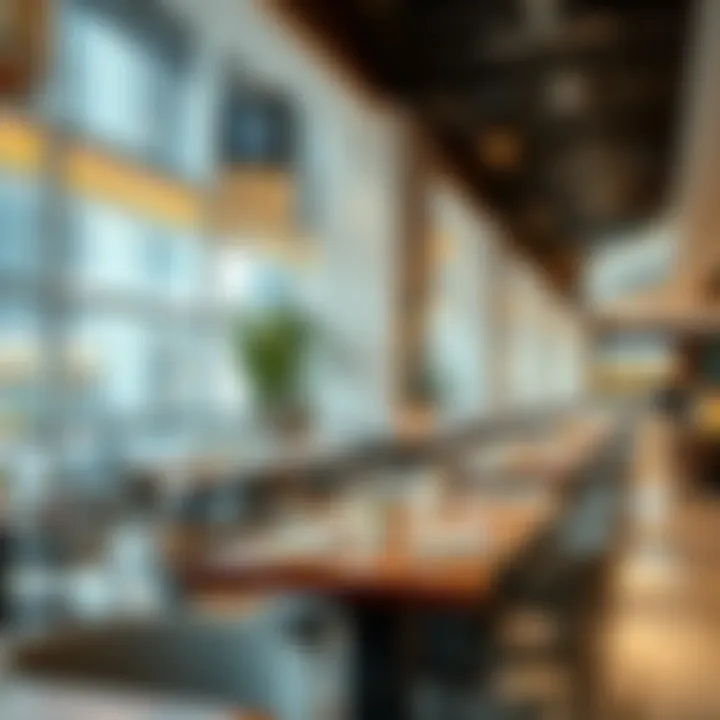 Elegant dining area featuring gourmet cuisine