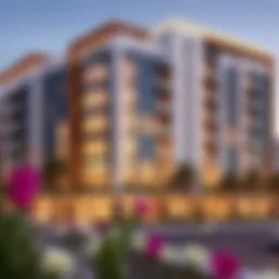 Exterior view of Vida Residences Downtown showcasing architectural elegance