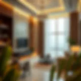 Luxurious interior of a Warsan Star Residence apartment