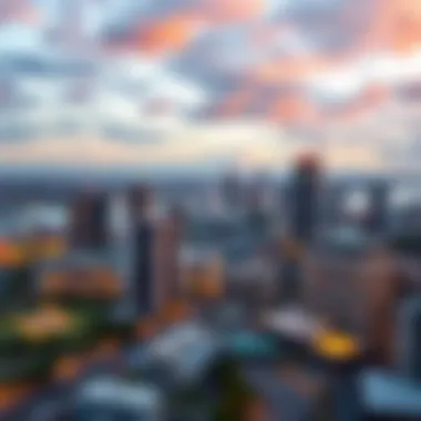 Cityscape View near Westminster Boulevard Point Scenic cityscape surrounding Westminster Boulevard Point